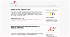 Desktop Screenshot of ergonomie.emarketingservices.fr