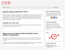 Tablet Screenshot of ergonomie.emarketingservices.fr