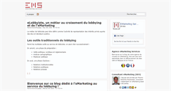 Desktop Screenshot of lobbying.emarketingservices.be