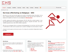 Tablet Screenshot of emarketingservices.be